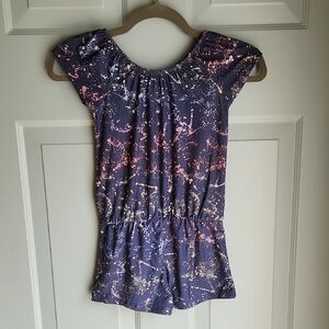 Girl's, Sz 6, Epic Threads, Splatter Print Romper, With Tags